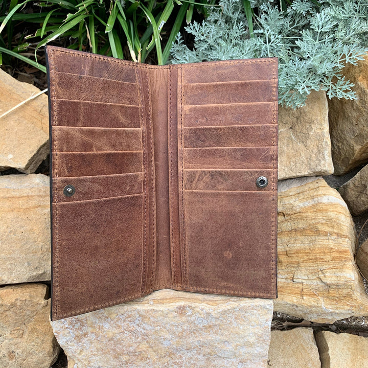 Miranda American Bi-fold Brown Wallet | gussieduponline