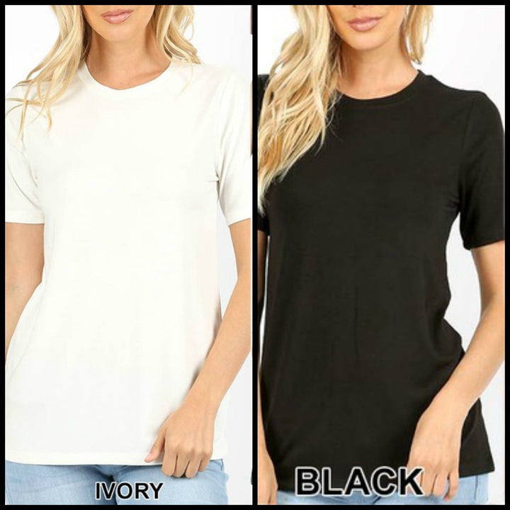 Short Sleeve Basic Tee | gussieduponline